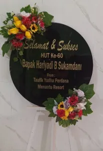 Papan Akrilik Ucapan Ulang Tahun Thamrin